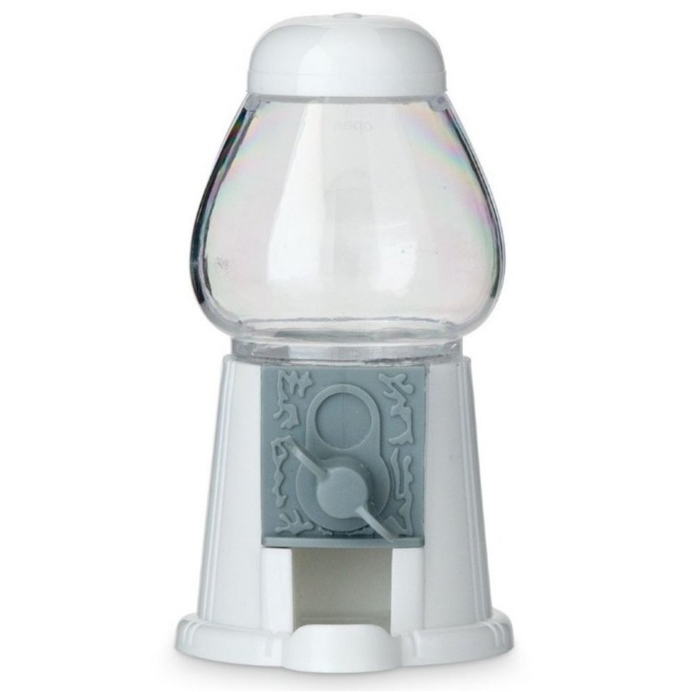 White Novelty Gumball Machine Party Favor